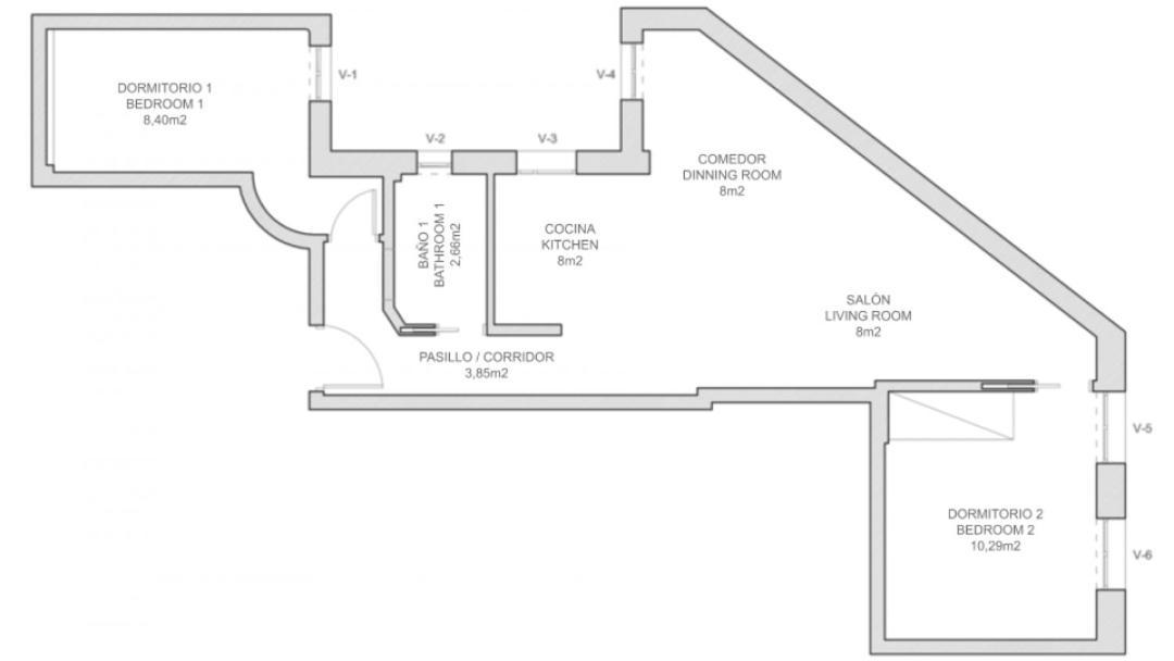 Apartamento 2Bd 1Bth Furnished - Nuevos Ministerios Madrid Exterior foto